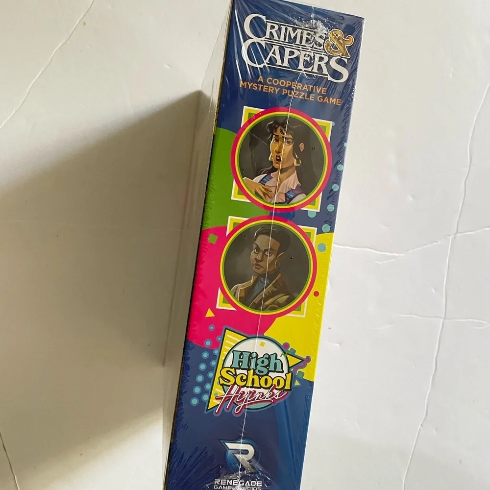 Crimes & Capers: High School Hijinks Board Game, NEW